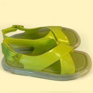 Tory Burch Women's Crisscross Bubble Slingback Sandals (Jelly) , Size 9